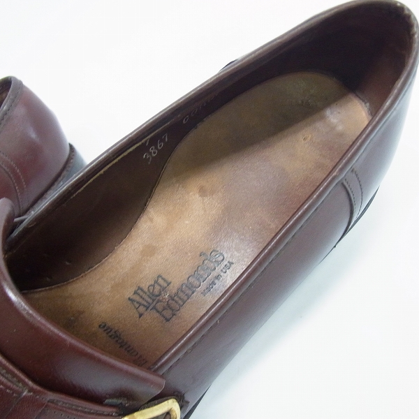 実際に弊社で買取させて頂いたAllen Edmonds/アレンエドモンズ ストラップ/キルトローファー 7Eの画像 4枚目