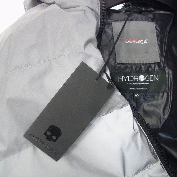 実際に弊社で買取させて頂いた【未使用】HYDROGEN×DUVETICA/ハイドロゲン×デュベティカ リフレクター ダウンジャケット 21D000/52の画像 5枚目