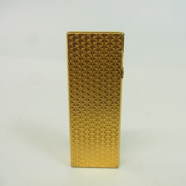 実際に弊社で買取させて頂いたDUNHILL/ダンヒル ROLLA ガスライター スリム/五面カット ゴールドの画像 1枚目