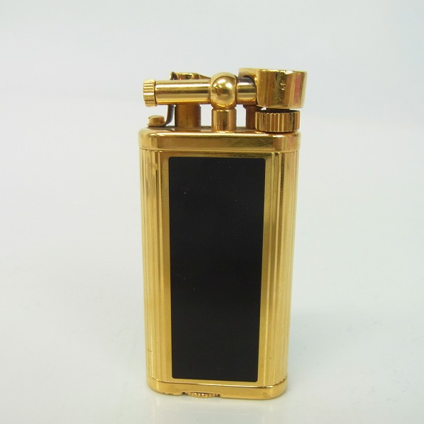 実際に弊社で買取させて頂いたdunhill/ダンヒル UNIQUE/ユニーク イングランド ガスライター ゴールド/ブラックの画像 1枚目