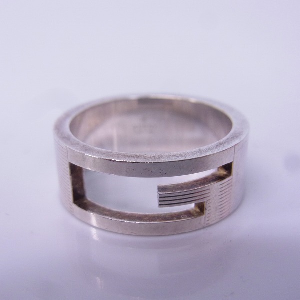 極美品❣️ GUCCI　グッチ　ブランデット G リングシルバー925 ロゴ刻印 楽天市場】【箱・布袋あり】GUCCI グッチ ブランデッドGリング