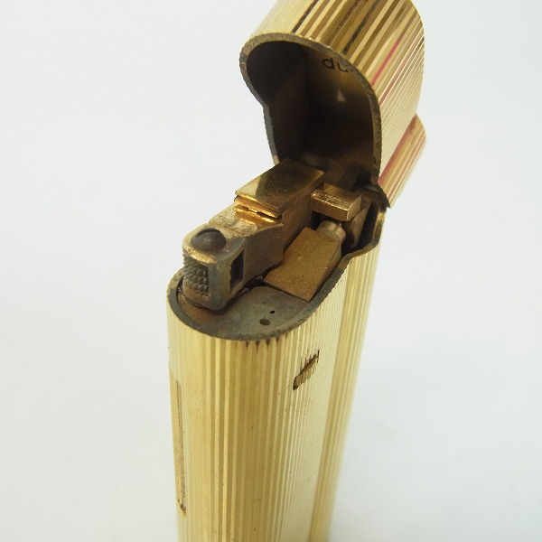 実際に弊社で買取させて頂いたdunhill/ダンヒル サイドローラー ガスライター ストライプ柄の画像 3枚目