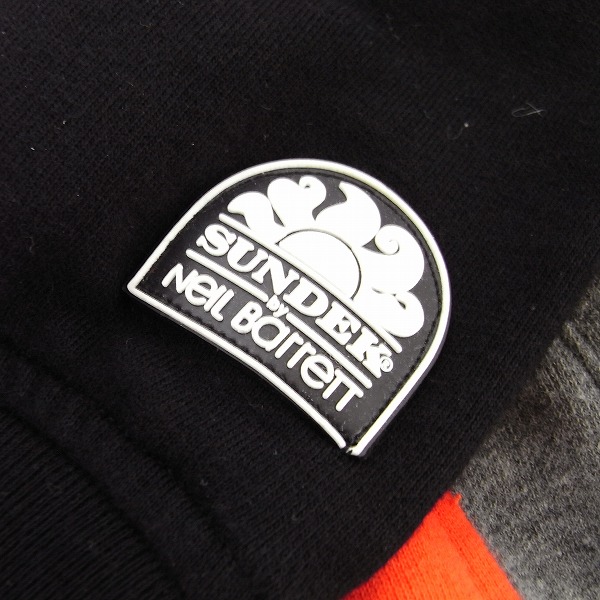 実際に弊社で買取させて頂いたNEIL BARRETT×SUNDEK/ニールバレット×サンデッキ スウェット ジップアップ パーカー Mの画像 5枚目