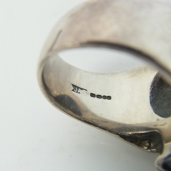 実際に弊社で買取させて頂いたCRAZY PIG/クレイジーピッグ スモールエビルスカルリング 15号の画像 5枚目