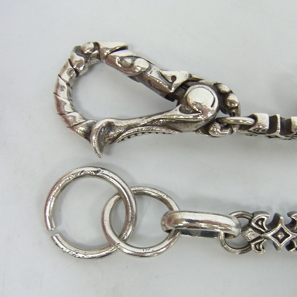 実際に弊社で買取させて頂いたCRAZY PIG/クレイジーピッグ SKULL FOR SKULL ウォレットチェーンの画像 2枚目