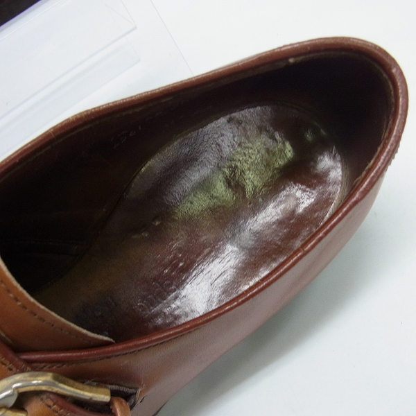 実際に弊社で買取させて頂いたAllen Edmonds/アレンエドモンズ モンクストラップシューズ 7.5EEの画像 4枚目