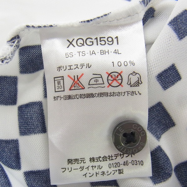 実際に弊社で買取させて頂いたlecoqsportif/ルコックスポルティフ ゴルフウェア ポロシャツ Lの画像 3枚目
