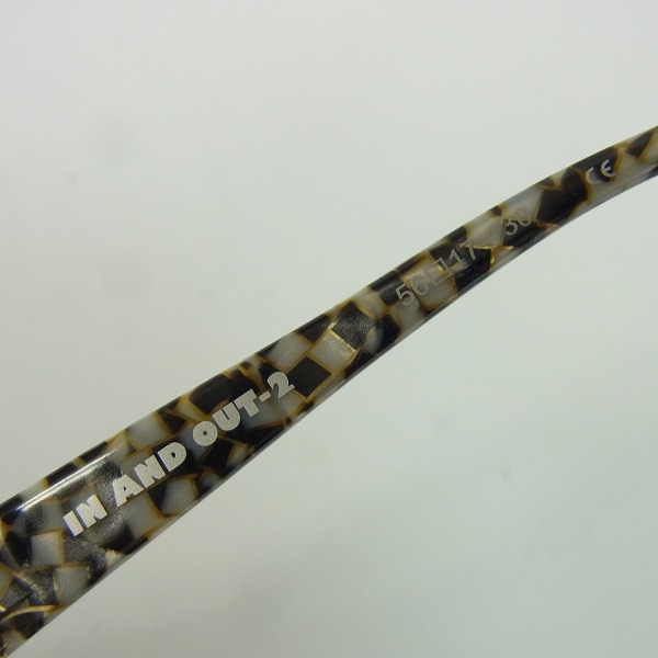 実際に弊社で買取させて頂いたLess than human/レスザンヒューマン IN AND OUT-2 メガネフレームの画像 4枚目