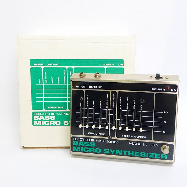 実際に弊社で買取させて頂いた【難あり】electro-harmonix/エレクトロハーモニクス Bass Micro Synthesizer ベース シンセサイザー