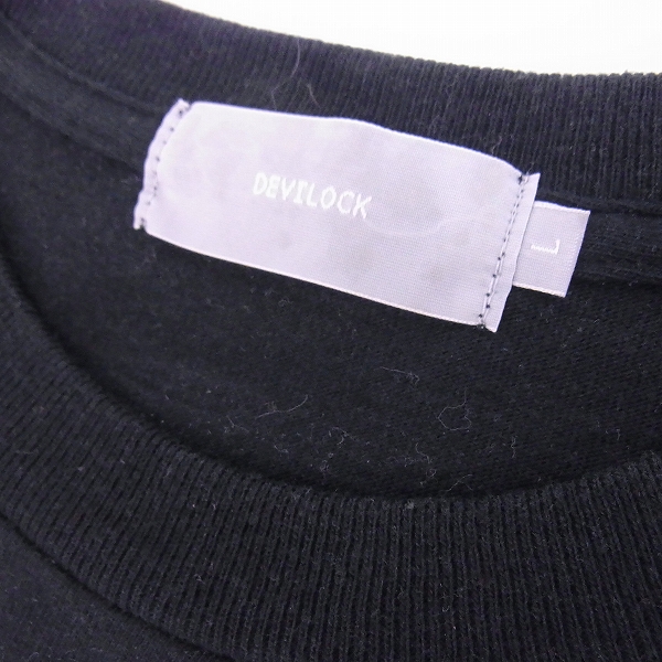 実際に弊社で買取させて頂いたDEVILOCK/デビロック 7th ANNIVERSARY/DEVILOCK Night'02 記念バンドTシャツ Lの画像 2枚目