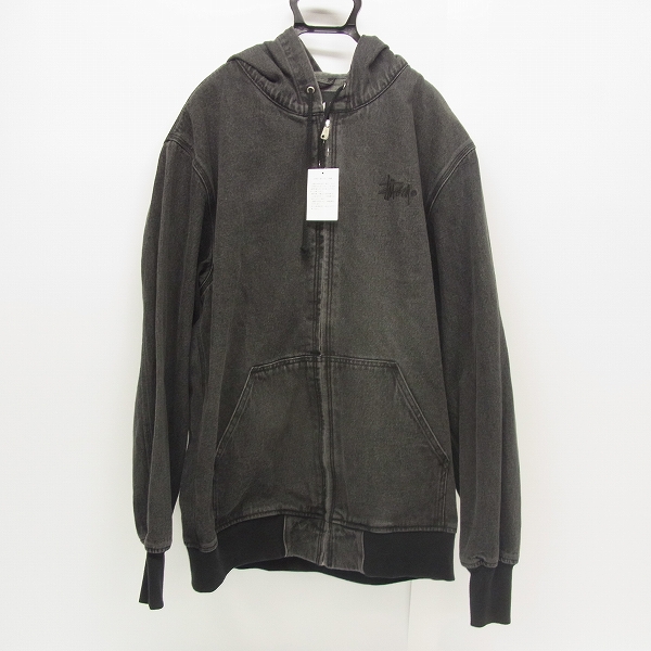 Stussy パーカー デニムジャケット イラスト 未使用 STUSSY