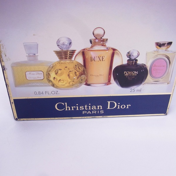 実際に弊社で買取させて頂いたChristian Dior/クリスチャンディオール Les Parfums de Dior ミニ 香水 セットの画像 4枚目