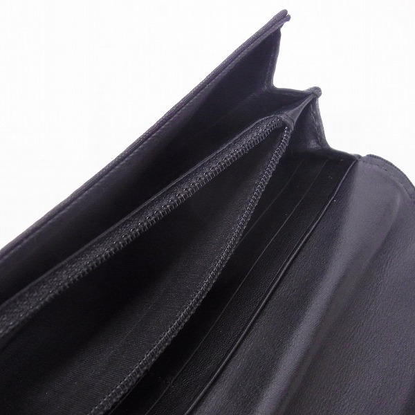 実際に弊社で買取させて頂いたChristian Dior/クリスチャンディオール トロッター 長財布 ブラックの画像 4枚目