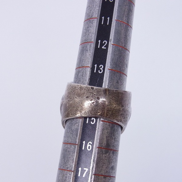 実際に弊社で買取させて頂いたCRAZY PIG/クレイジーピッグ ラージ ホースシューリング/14.5号 の画像 9枚目