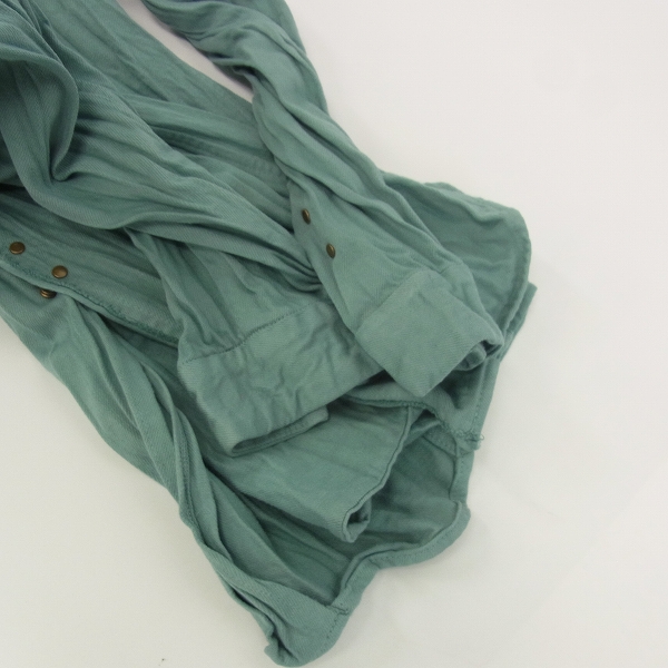 実際に弊社で買取させて頂いたjunhashimoto/ジュンハシモト シワ加工 ホック留め コットンシャツ ライトブルー/2の画像 5枚目