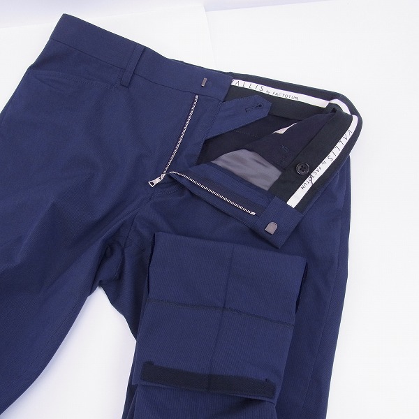 実際に弊社で買取させて頂いたVALLIS by FACTOTUM/ヴァリスバイファクトタム スーツ/ジャケット/スラックス セットアップ ネイビー/48の画像 7枚目