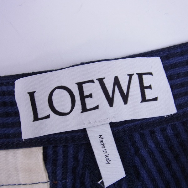 実際に弊社で買取させて頂いたloewe/ロエベ ストライプパンツ 42の画像 3枚目