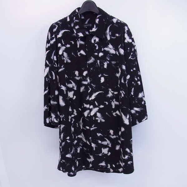 実際に弊社で買取させて頂いたLAD MUSICIAN/ラッドミュージシャン フェザープリント オープンカラービッグシャツ 2318-114/46
