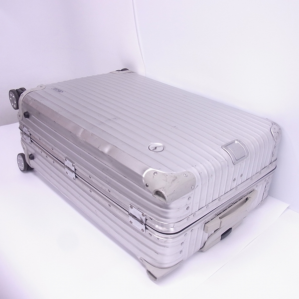 実際に弊社で買取させて頂いたRIMOWA/リモワ ルフトハンザ TOPAZ/トパーズ アルミコレクション マルチホイールXL スーツケース 4輪 82L 921.71の画像 3枚目