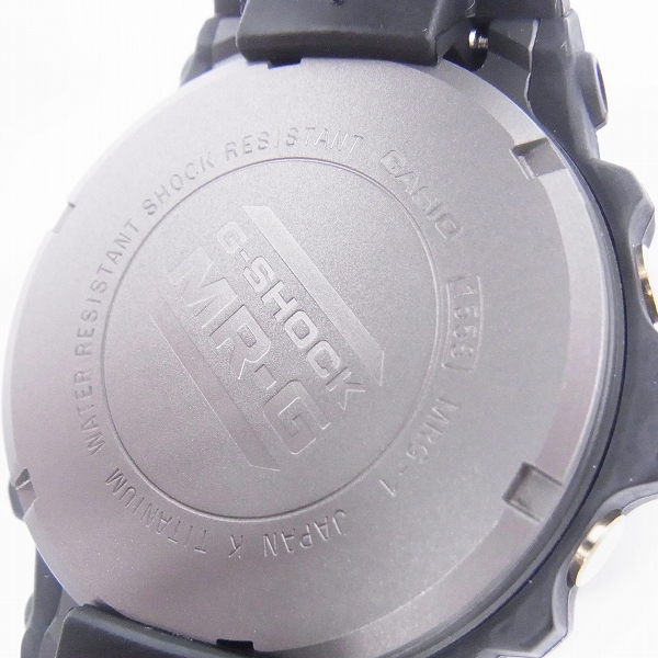 実際に弊社で買取させて頂いたG-SHOCK/Gショック  初代モデル チタン ゴールド MR-G MRG-1G-1 【動作未確認】の画像 3枚目