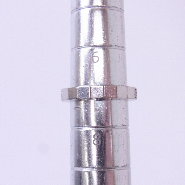 実際に弊社で買取させて頂いたCartier/カルティエ LANIÈRES RING/ラニエール K18 ホワイトゴールド リング/w1P ダイヤ #47/7号の画像 5枚目