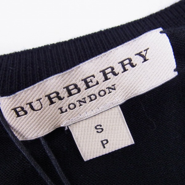 実際に弊社で買取させて頂いた【未使用】BURBERRY LONDON/バーバリー ロンドン ウール プルオーバーニット Size：Sの画像 2枚目