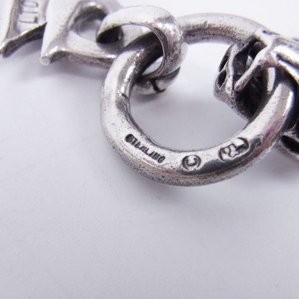 実際に弊社で買取させて頂いたTW/トラヴィスワーカー ロイヤルクロスリンク ウォレットチェーン 2ガーゴイルw/ストーンアイズ ウォレットリング付の画像 3枚目