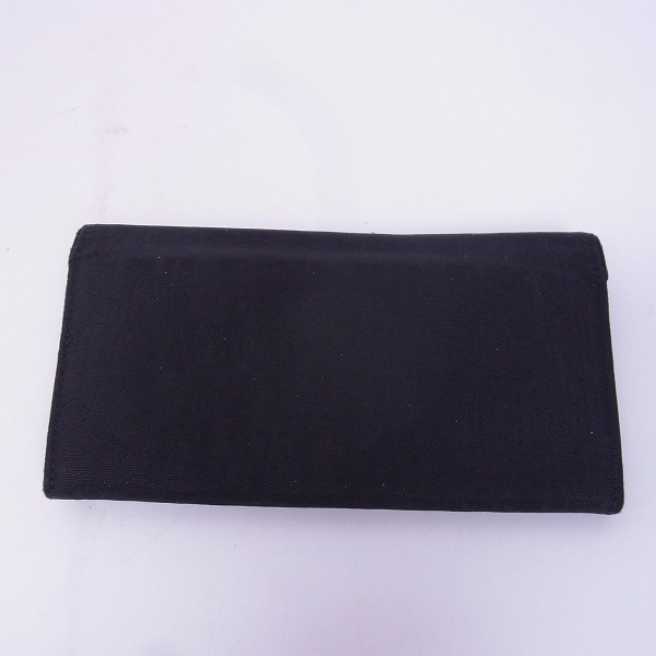 実際に弊社で買取させて頂いたChristian Dior/クリスチャンディオール トロッター 長財布 ブラックの画像 1枚目