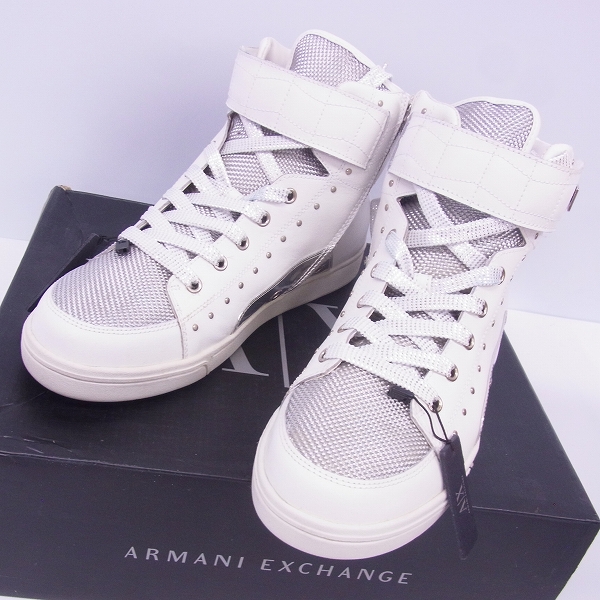 実際に弊社で買取させて頂いたARMANI EXCHANGE/アルマーニエクスチェンジ ハイカットスニーカー J6SH183/9