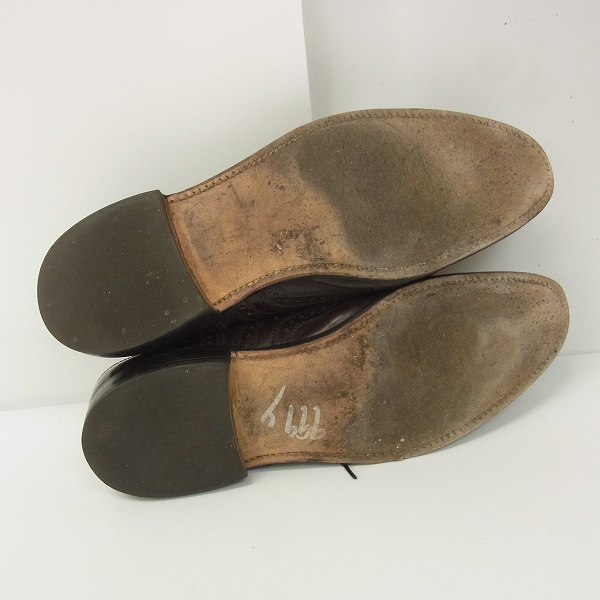 実際に弊社で買取させて頂いたALLEN EDMONDS/アレンエドモンズ マカリスター ウィングチップシューズ 6275/10Dの画像 2枚目
