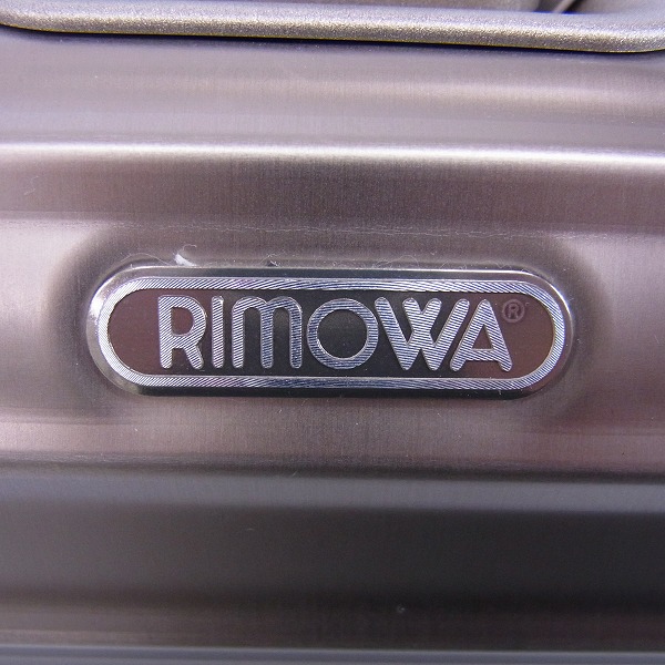 実際に弊社で買取させて頂いたRIMOWA/リモワ TOPAZ/トパーズ ビジネストロリー キャリー/アタッシュ 2輪 の画像 3枚目