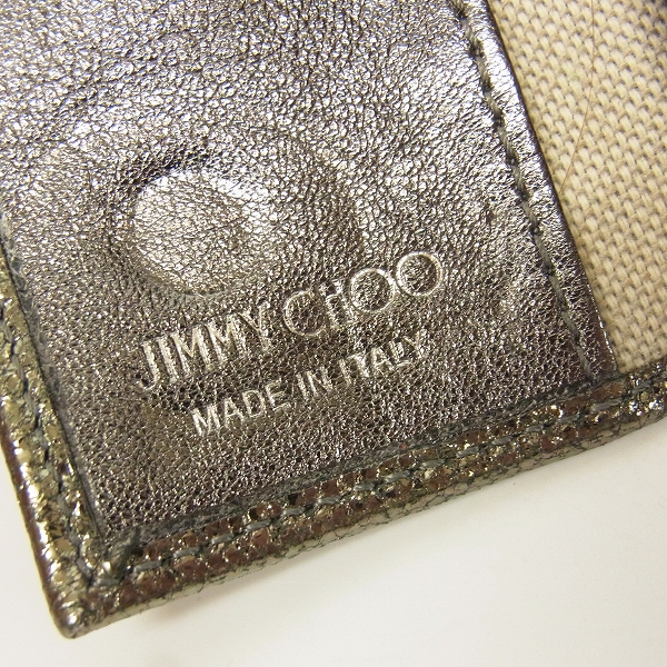 実際に弊社で買取させて頂いたJIMMY CHOO/ジミーチュウ スタッズ 6連キーケースの画像 5枚目