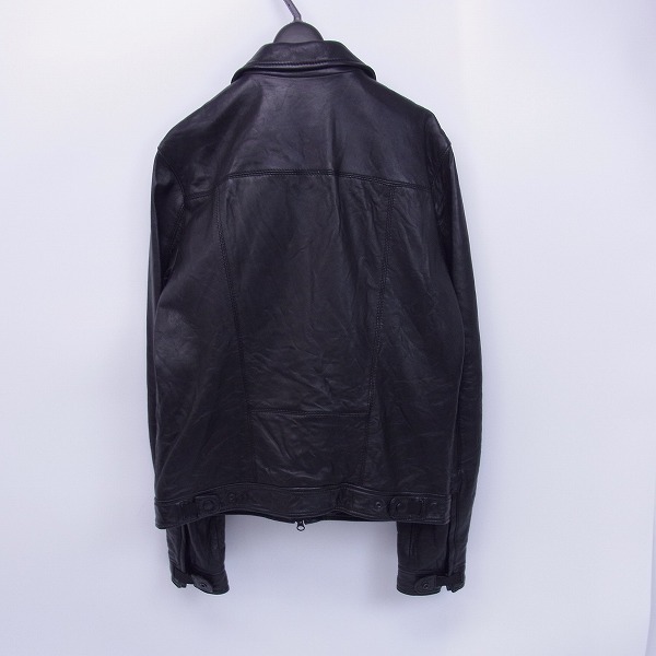 実際に弊社で買取させて頂いたARMANI EXCHANGE/アルマーニエクスチェンジ M-65型 レザージャケット/Mの画像 1枚目