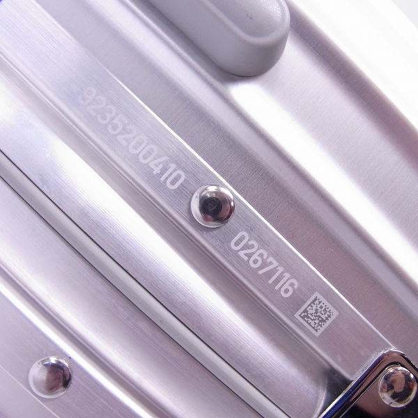 実際に弊社で買取させて頂いたRIMOWA/リモワ TOPAS/トパーズ キャリーバック/スーツケース 4輪/マルチホイール 32L 923.52 の画像 4枚目