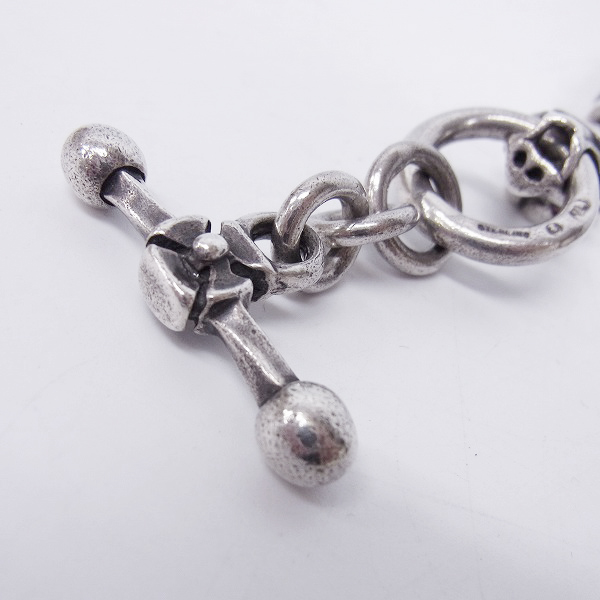 実際に弊社で買取させて頂いたTW/トラヴィスワーカー ロイヤルクロスリンク ウォレットチェーン 2ガーゴイルw/ストーンアイズ ウォレットリング付の画像 5枚目