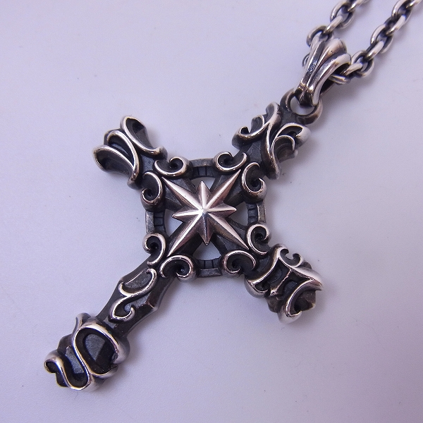 実際に弊社で買取させて頂いたDEALDESIGN/ディールデザイン クロスペンダント/ネックレスチェーン付き