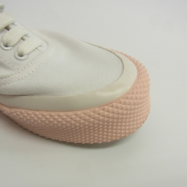 実際に弊社で買取させて頂いたCELINE/セリーヌ レースアップスニーカー ホワイト×ピンク 323982/37の画像 6枚目