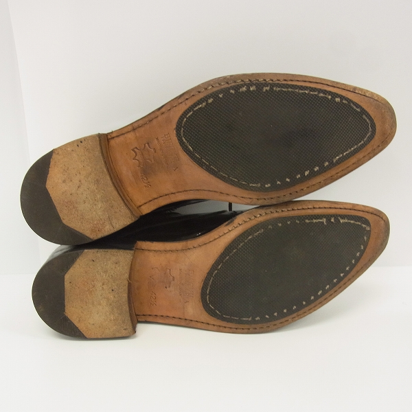 実際に弊社で買取させて頂いたHIROMU TAKAHARA/ヒロムタカハラ エナメル レザー シューズ/42.5の画像 2枚目