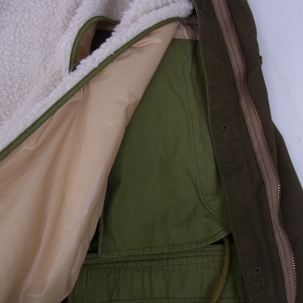 実際に弊社で買取させて頂いたAMERICAN RAG CIE/アメリカンラグシー ボアライナー付き ミリタリージャケット/1の画像 6枚目