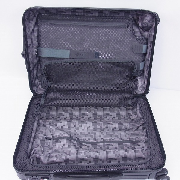 実際に弊社で買取させて頂いたRIMOWA/リモワ サルサ キャビンマルチホイール 4輪ブラック/810.52/35Lの画像 2枚目