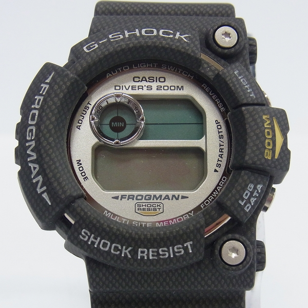 CASIO G-SHOCK FROGMAN GW-201NT-1JF カーボン Yahoo!オークション -「gw-201nt-1」の落札相場・落札価格
