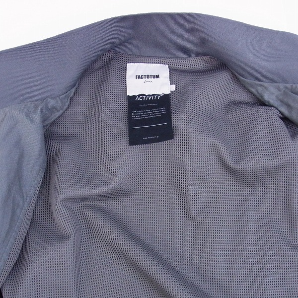 実際に弊社で買取させて頂いたFACTOTUM/ファクトタム 内メッシュ シャツ/ジャケット/46の画像 6枚目