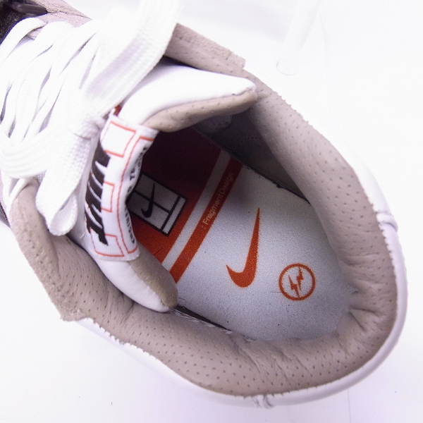 実際に弊社で買取させて頂いたNIKExFragment Designナイキ×フラグメントデザイン COURT AIR TRAINER 1/エア トレイナー 1 806942-282/24.5の画像 4枚目