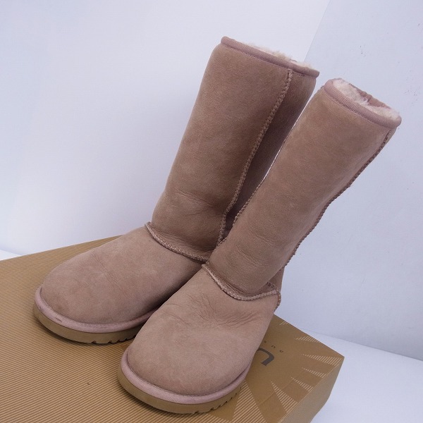 実際に弊社で買取させて頂いたUGG/アグ Classic Tall/クラシックトール ムートンブーツ 5815/US6の画像 0枚目