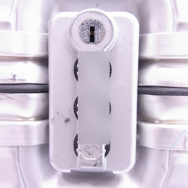 実際に弊社で買取させて頂いたRIMOWA/リモワ ルフトハンザ TOPAZ/トパーズ アルミコレクション マルチホイールXL スーツケース 4輪 82L 921.71の画像 5枚目