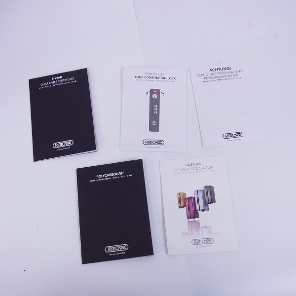 実際に弊社で買取させて頂いたRIMOWA/リモワ  SALSA AIRサルサエアー/4輪/35L/インカゴールド/823.52の画像 7枚目