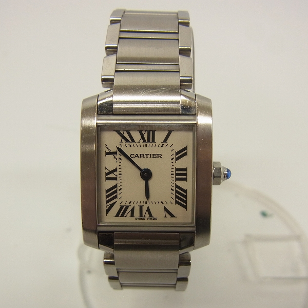 実際に弊社で買取させて頂いたCARTIER/カルティエ タンク フランセーズ SM クォーツ 腕時計