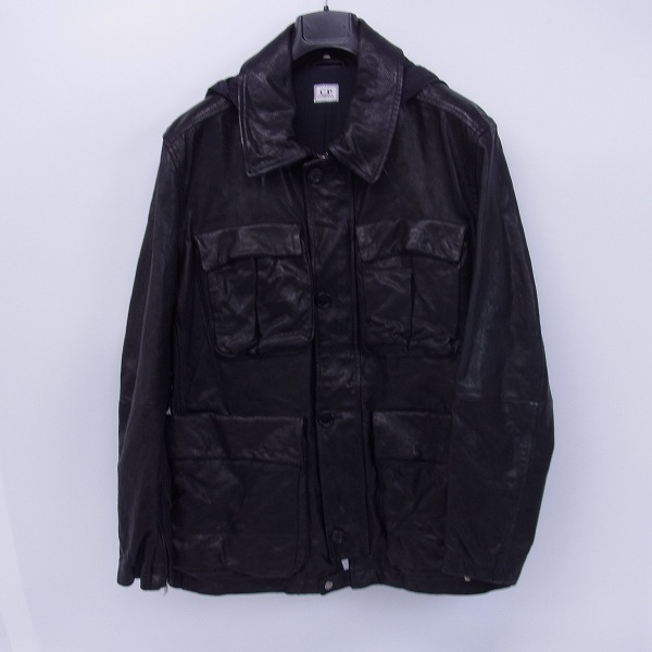 実際に弊社で買取させて頂いたC.P.COMPANY/シーピーカンパニー ラム レザー ジャケット/50