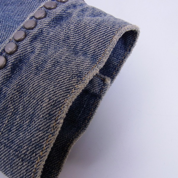 実際に弊社で買取させて頂いたGOLDEN GOOSE DELUXE BRAND/ゴールデン グース デラックス デニムジャケット XSの画像 6枚目