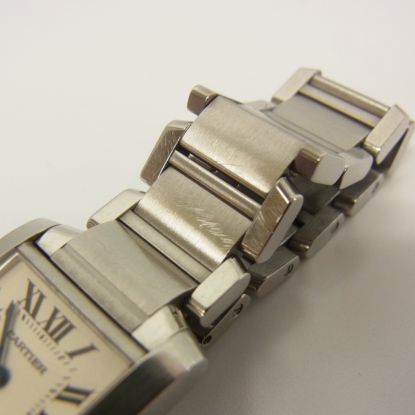 実際に弊社で買取させて頂いたCARTIER/カルティエ タンク フランセーズ SM クォーツ 腕時計の画像 4枚目